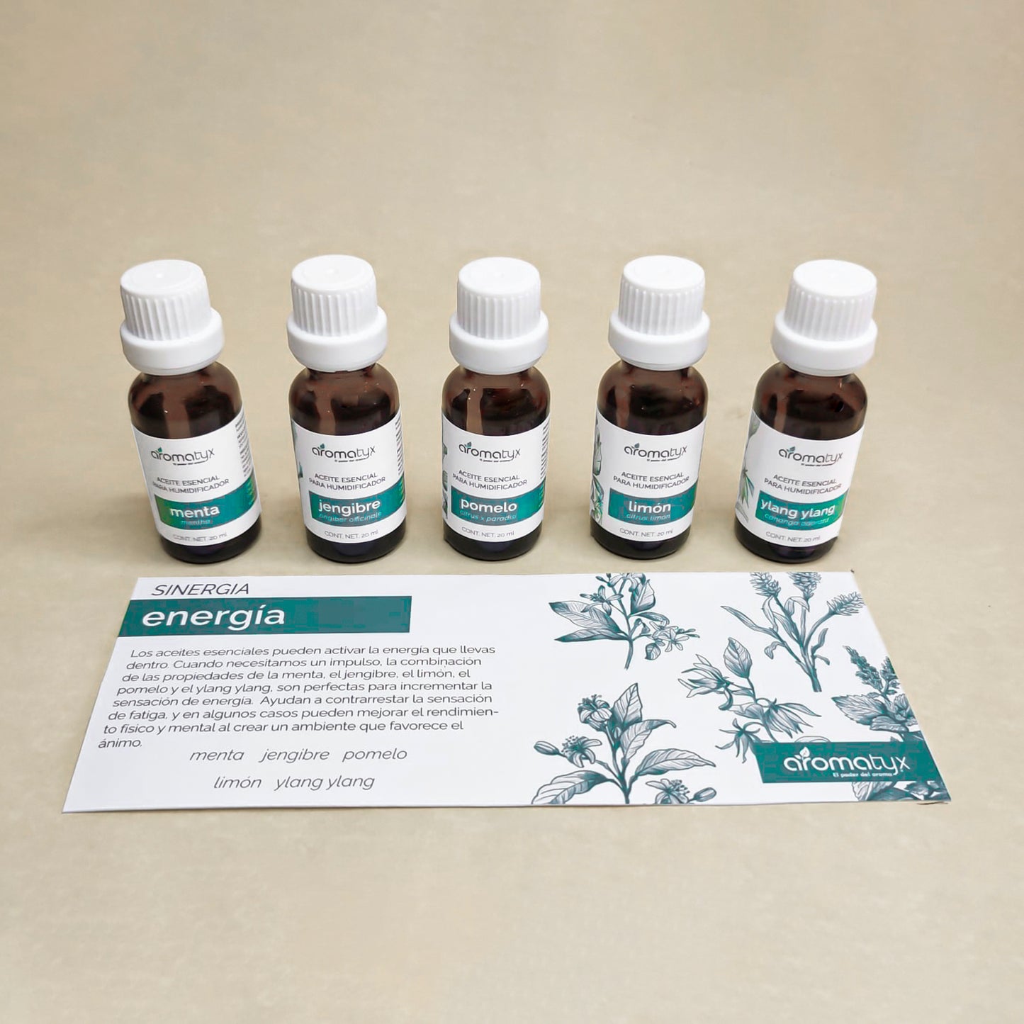 aceite-esencia-humidificador-difusor-combinación-sinergia-concentración-creatividad-descanso-energía-tranquilidad-relajación-hogar
